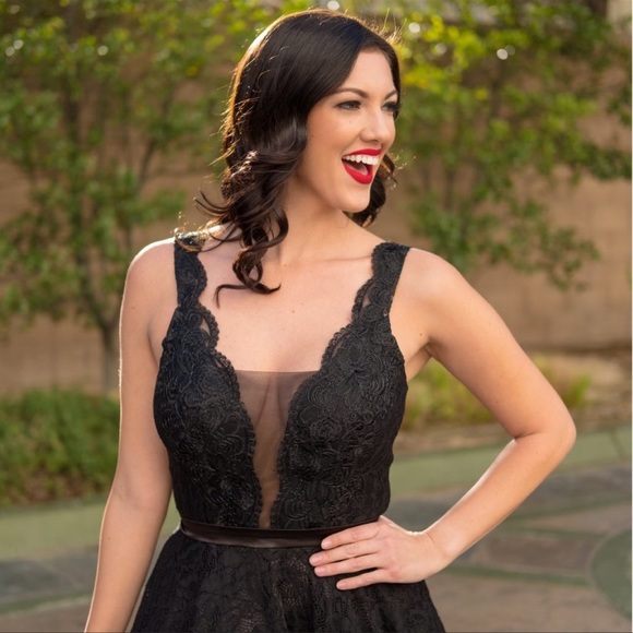 Estella NWT black lace pinup dress - Picture 2 of 7